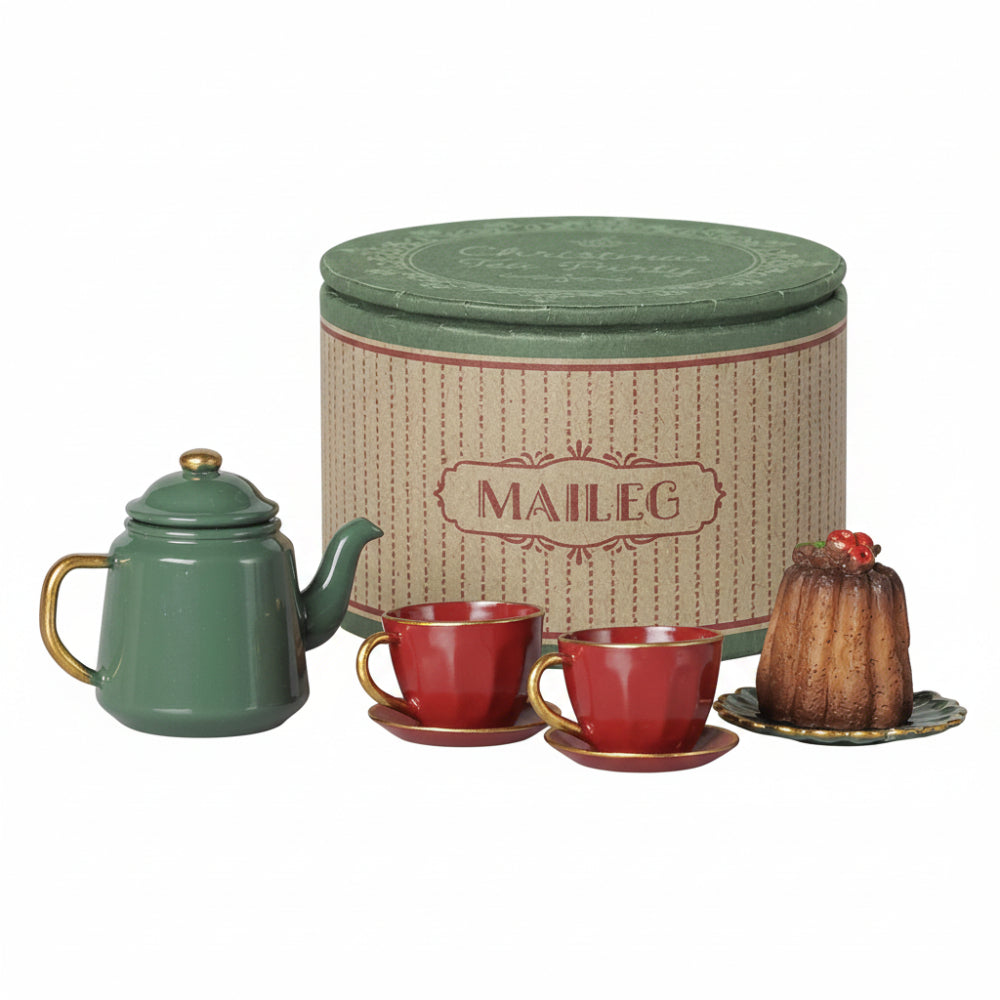 Maileg Christmas Tea Party Muis - Rood/Groen 14-6160-00_1