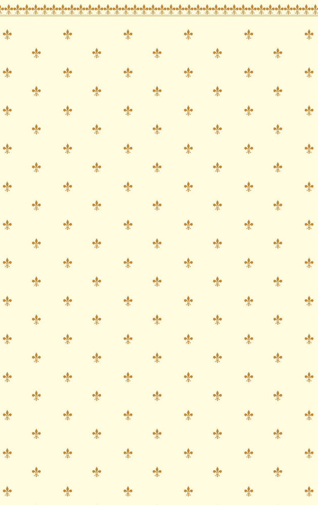 Behang Fleurdelys Gold