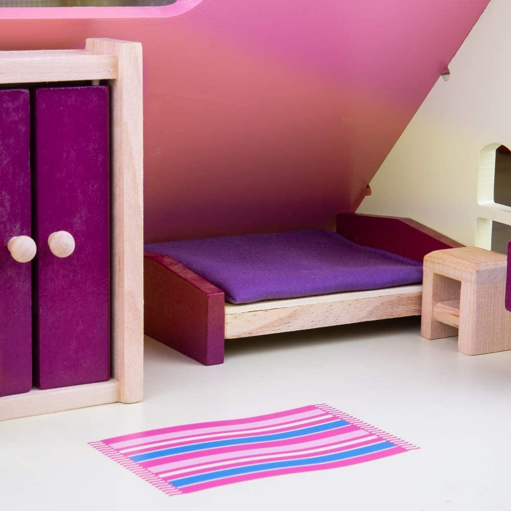 Bigjigs Poppenhuis Meubels Compleet JT116 3