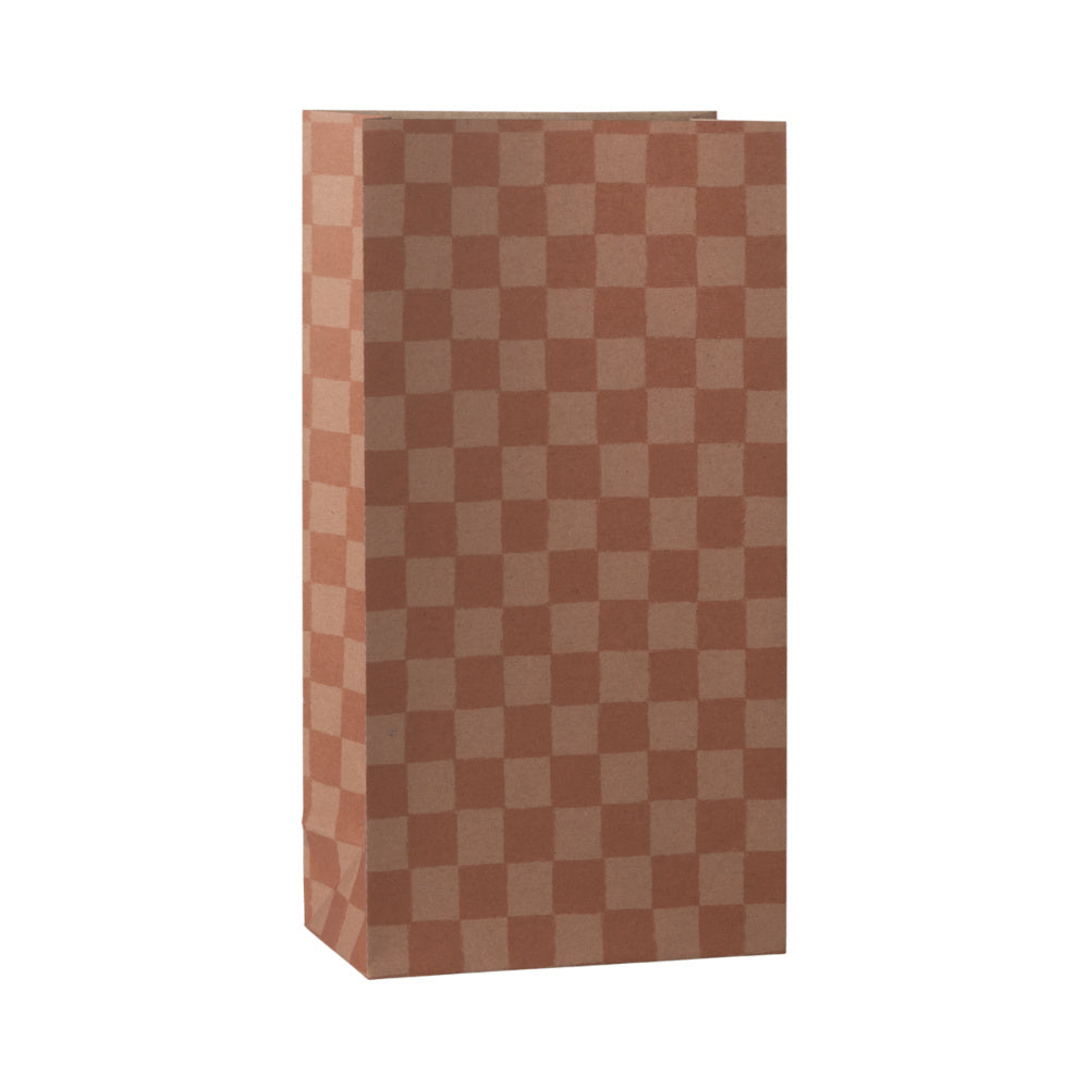 Cadeau zakje Powder Vintage Geblokt middel