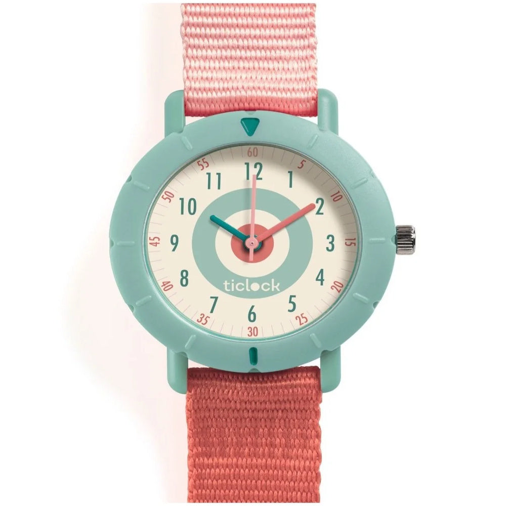 Djeco Kinderhorloge Roze Doel