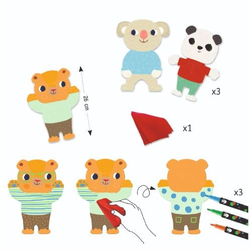 Djeco kleurkaarten beer1