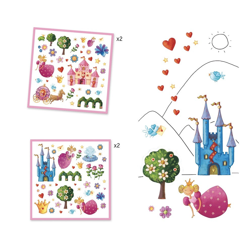 Djeco Stickers Prinsessen DJ08830_2
