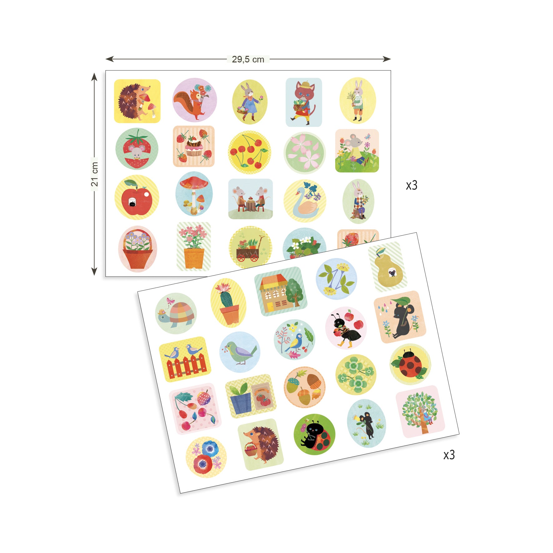 Djeco Stickers Tuin DJ09087C_1