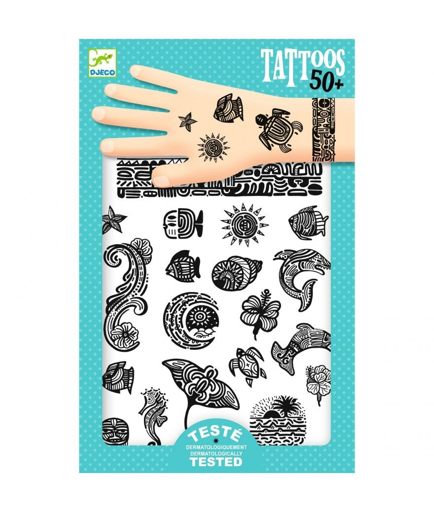 Djeco Tatoeages Polynesië 1
