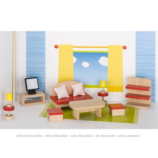 Goki poppenhuis woonkamer basic