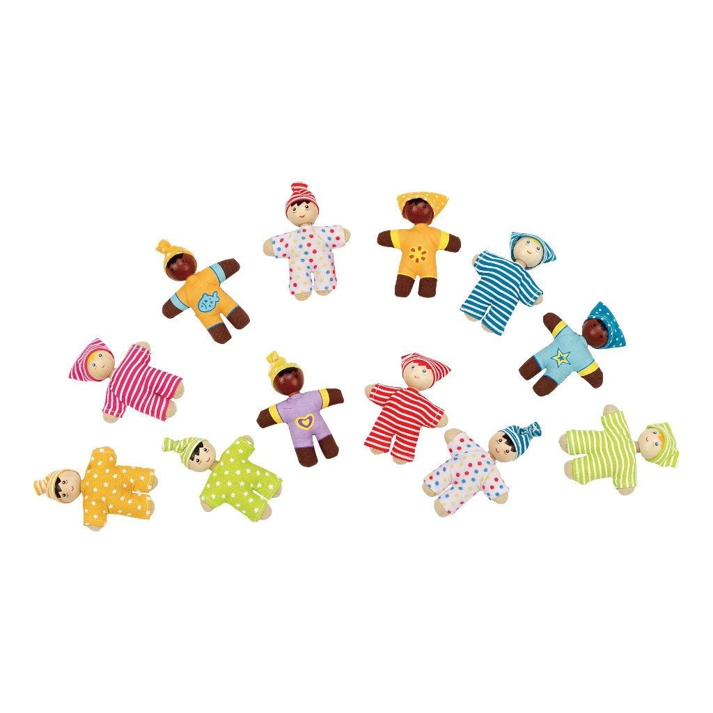 Hape Poppenhuis Baby Donker 1