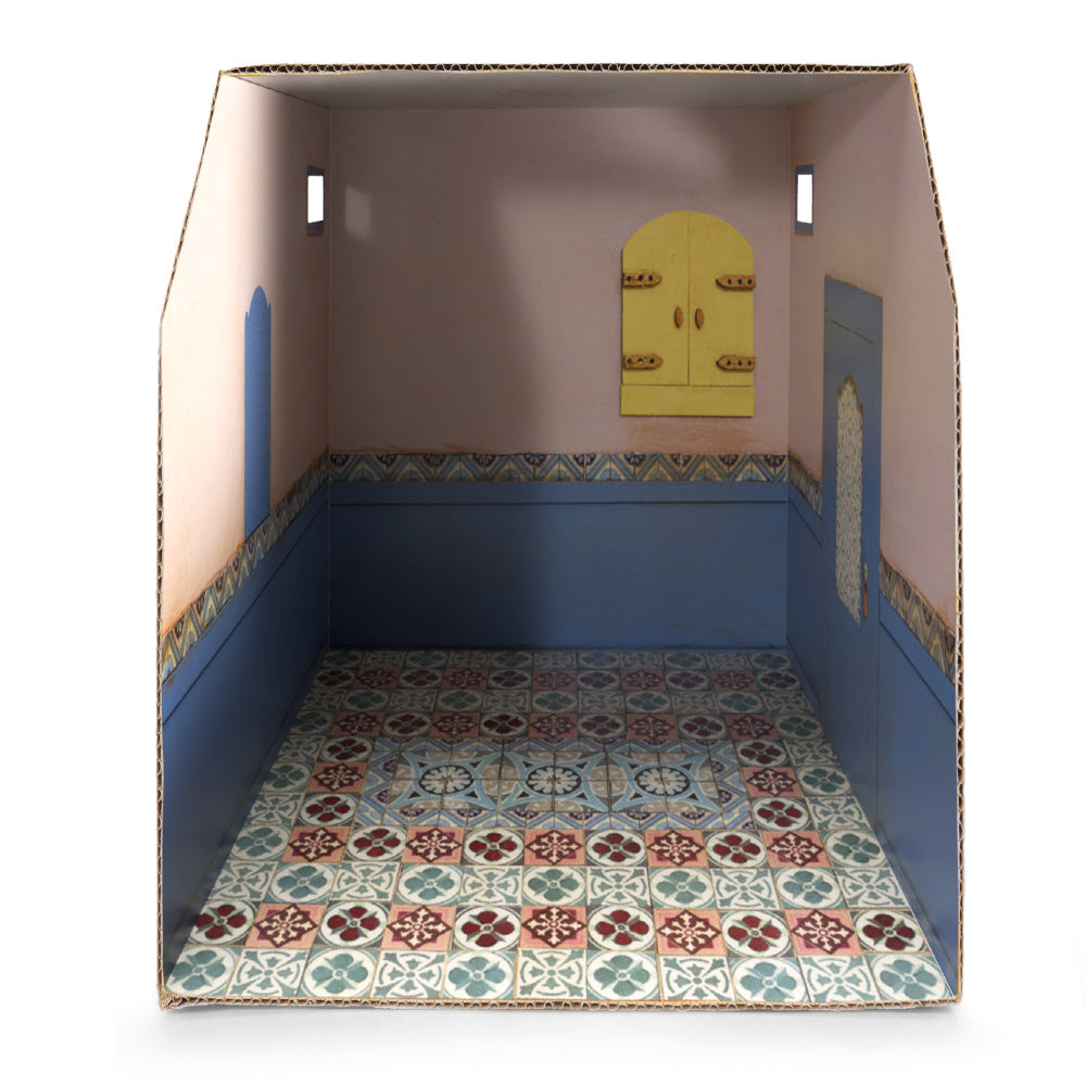 Het Muizenhuis Kartonnen Poppenhuis Badkamer 1