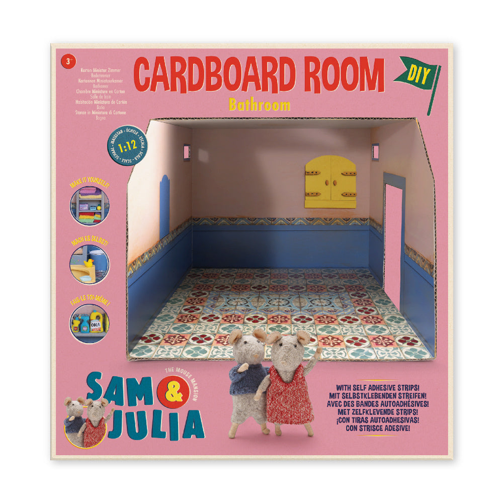 Het Muizenhuis Kartonnen Poppenhuis Badkamer 2