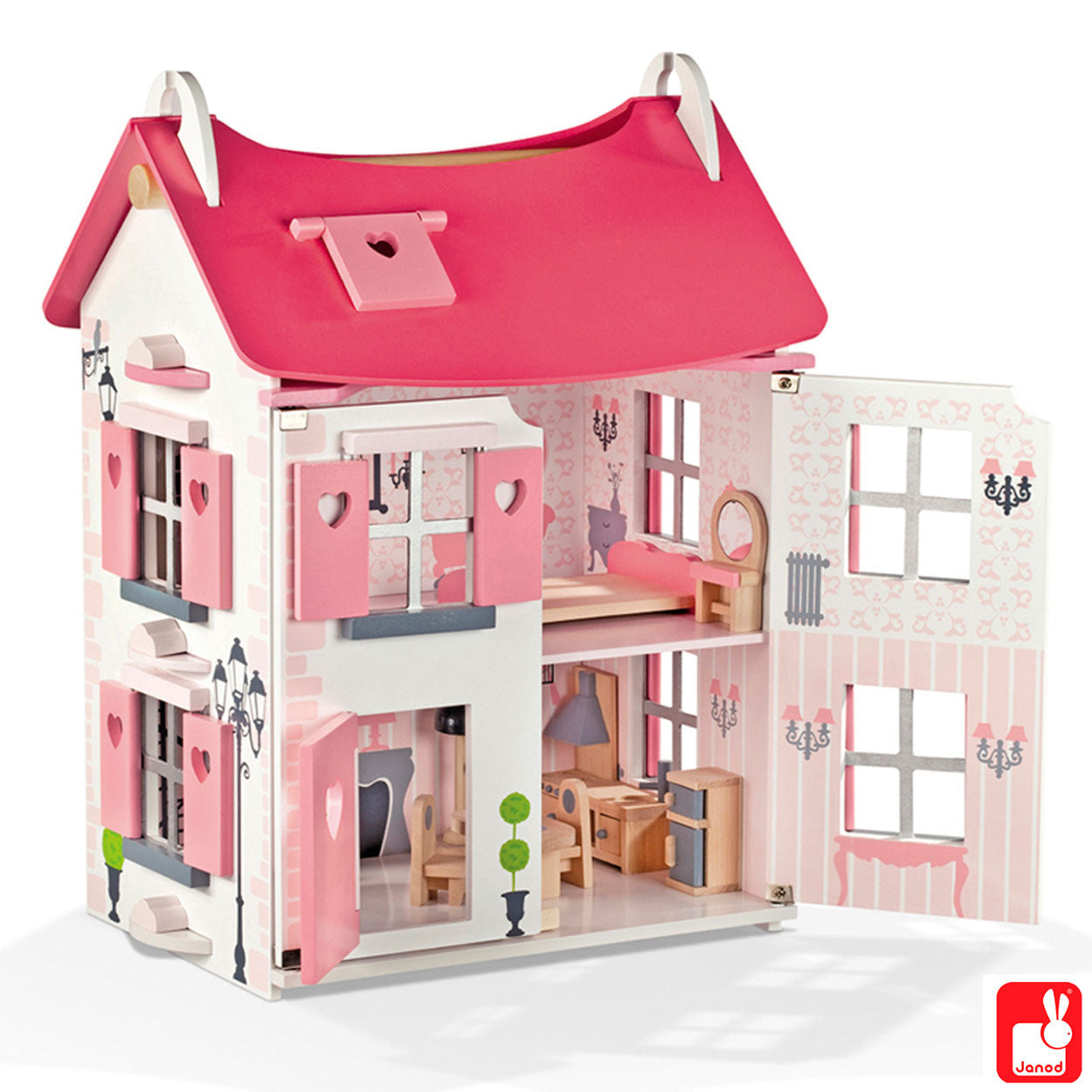 Janod houten poppenhuis Mademoiselle 3
