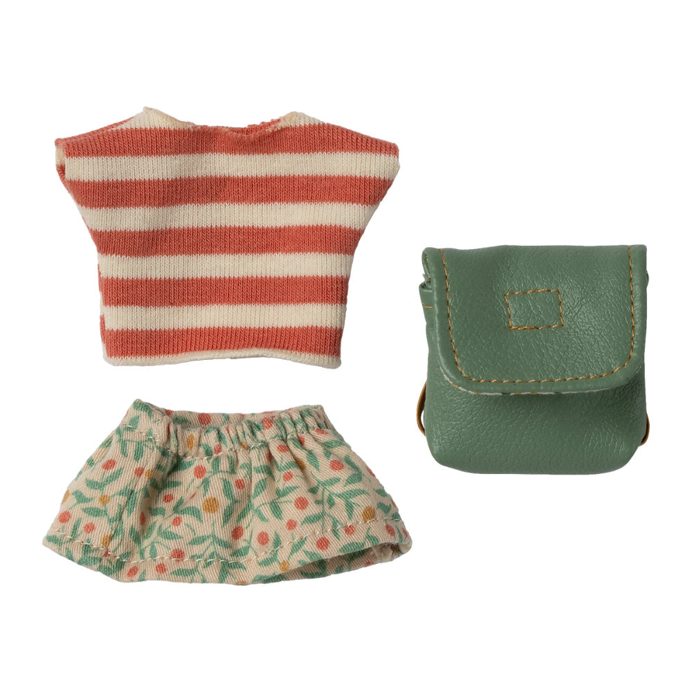 Kleding Set met Tas Groen - Grote Zus Muis 1