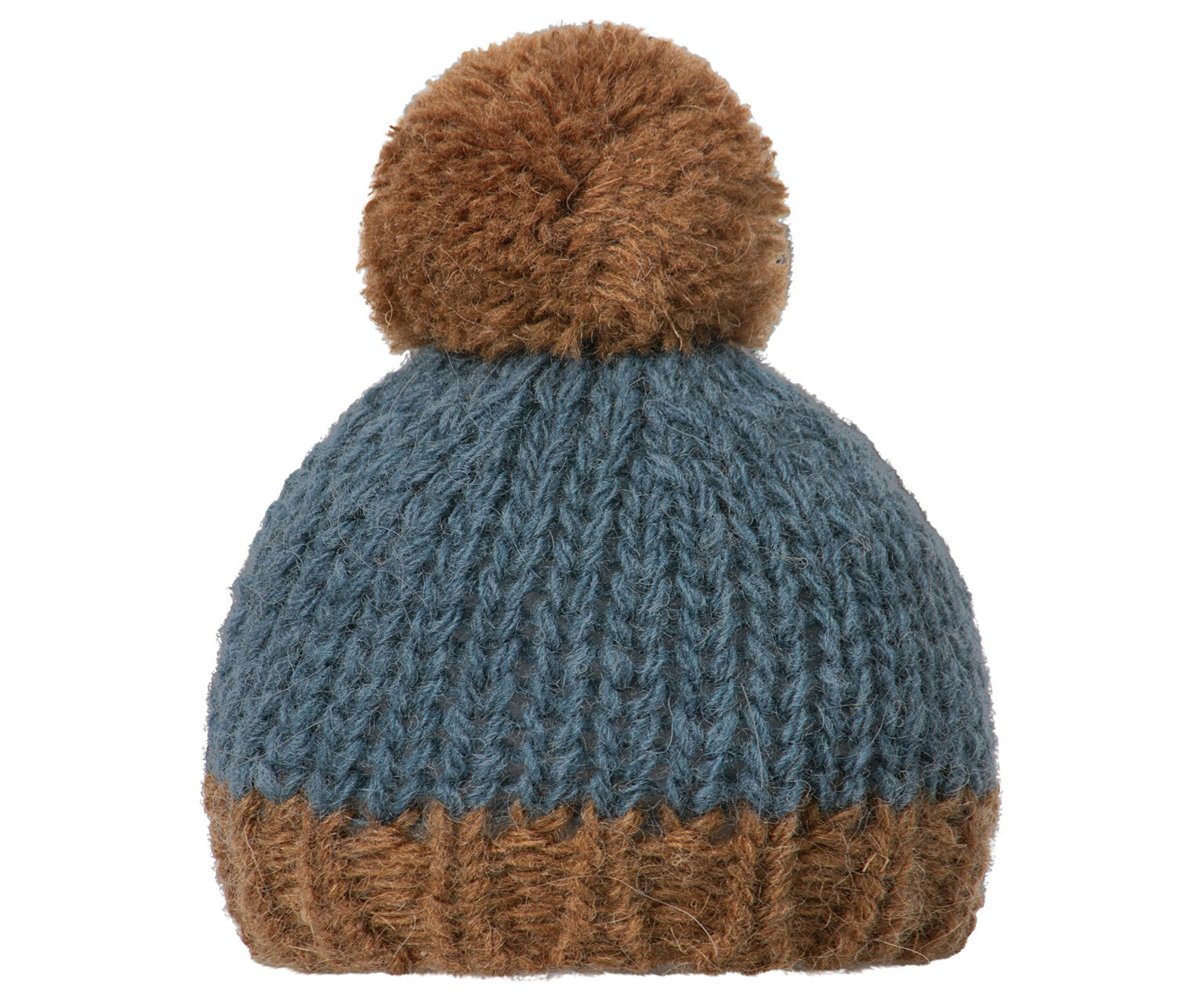 Maileg Best Friends Gebreide Muts Bruin Blauw