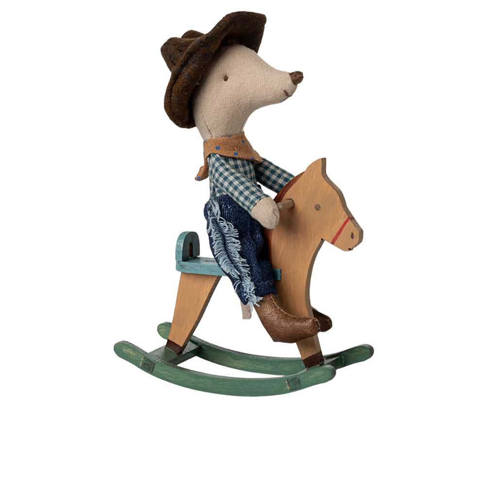 Maileg Cowboy Muis op Hobbelpaard 17-5103-00_1