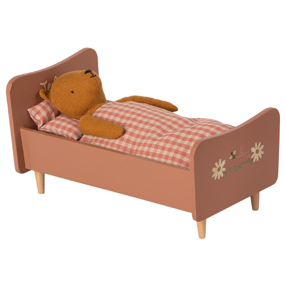 Maileg Houten Bed Teddy Beer Moeder Roze 11-1000-00_2