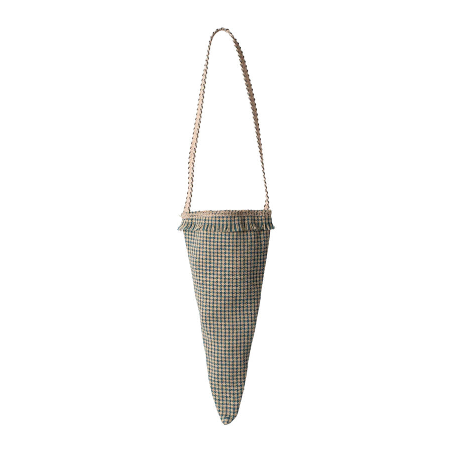 Maileg Ornament Cornet Geruit - Petrol 14-4557-01
