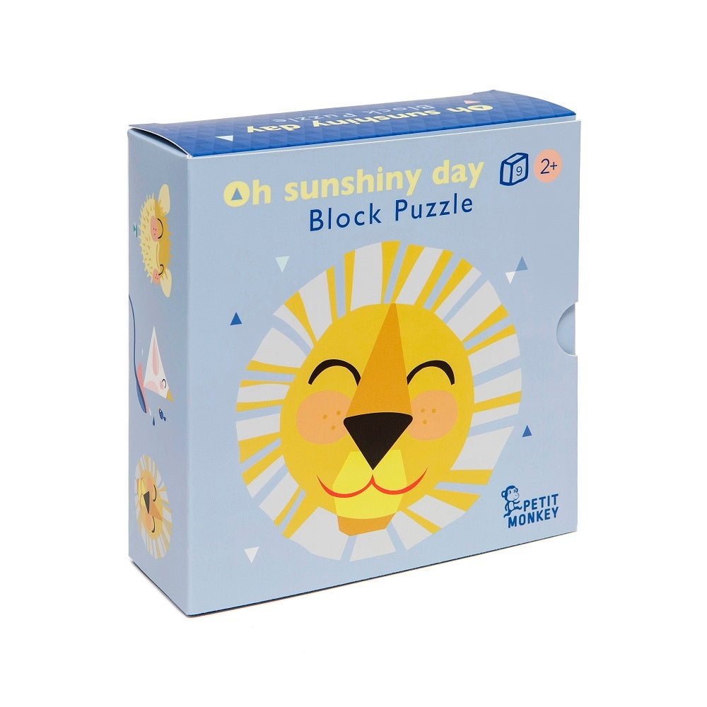 Petit Monkey Oh Shiny Day Blokken Puzzel 1