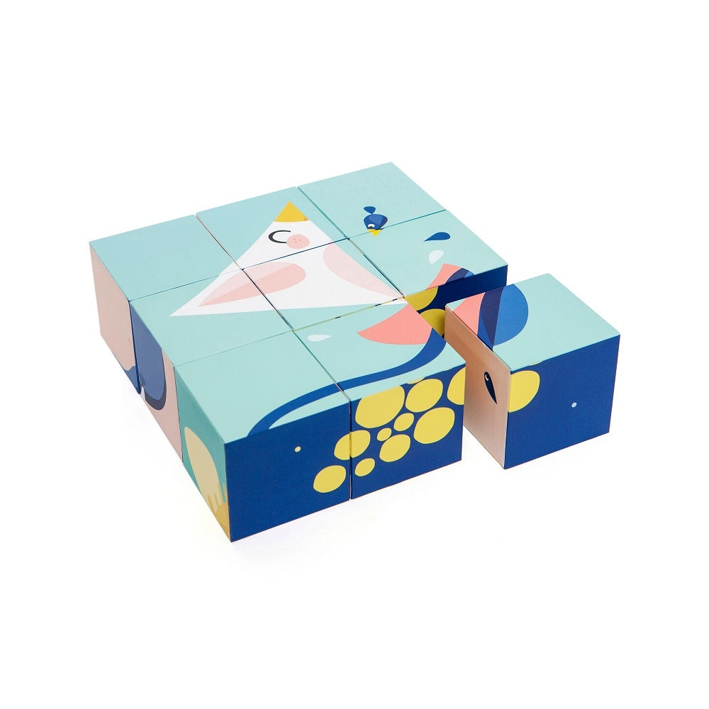 Petit Monkey Oh Shiny Day Blokken Puzzel 3