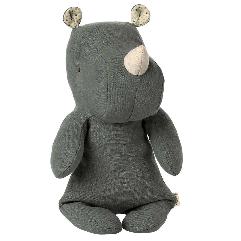 Safari Friends Neushoorn 23 cm - Pijnboomgroen