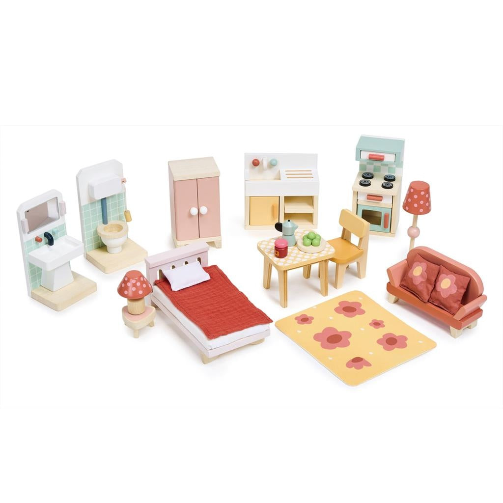 Tender Leaf Toys Poppenhuis Villa met Meubels 4608128_12