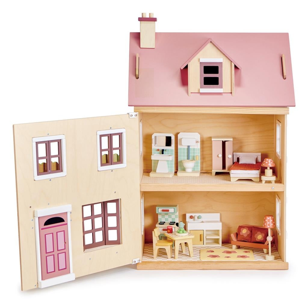 Tender Leaf Toys Poppenhuis Villa met Meubels 4608128_6