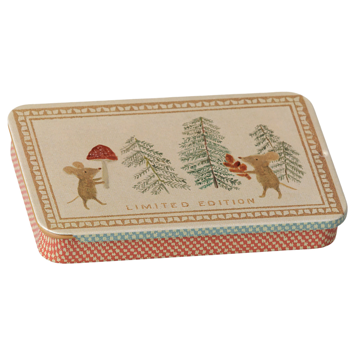 Maileg-Metalen-Doosje-Schuifdeksel-Christmas-Mouse-14-6111-00