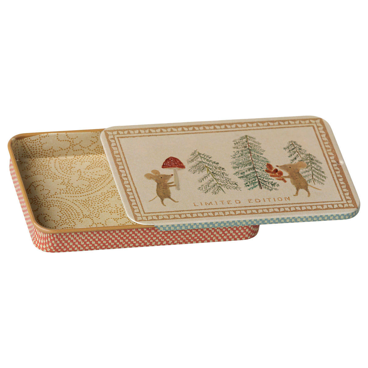 Maileg-Metalen-Doosje-Schuifdeksel-Christmas-Mouse-14-6111-001