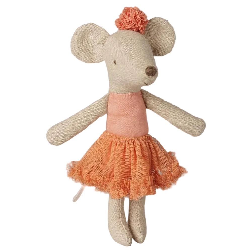 Maileg Ballerina Muis Grote Zus - Dusty Koraal 17-6208-00