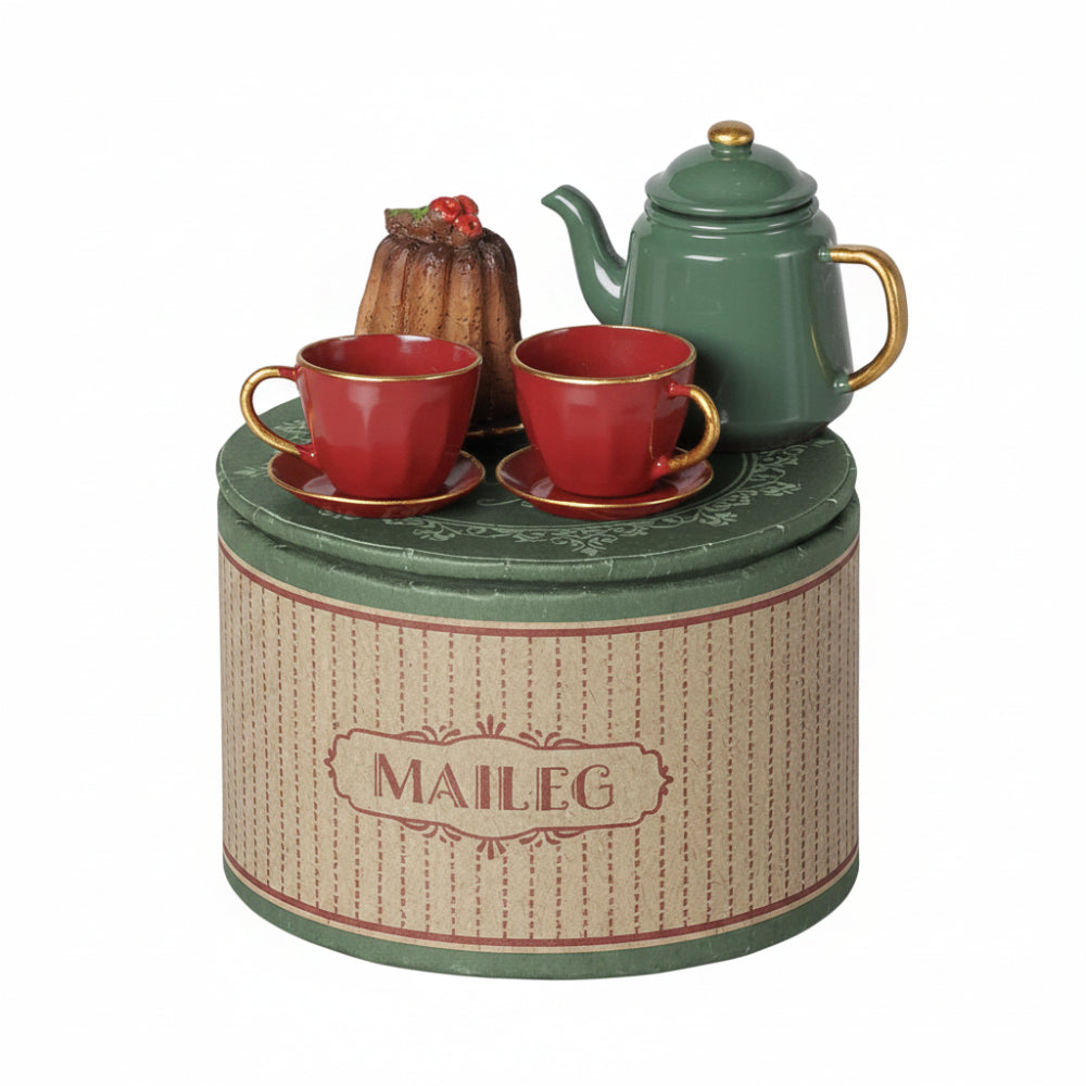 Maileg Christmas Tea Party Muis - Rood/Groen 14-6160-00_3