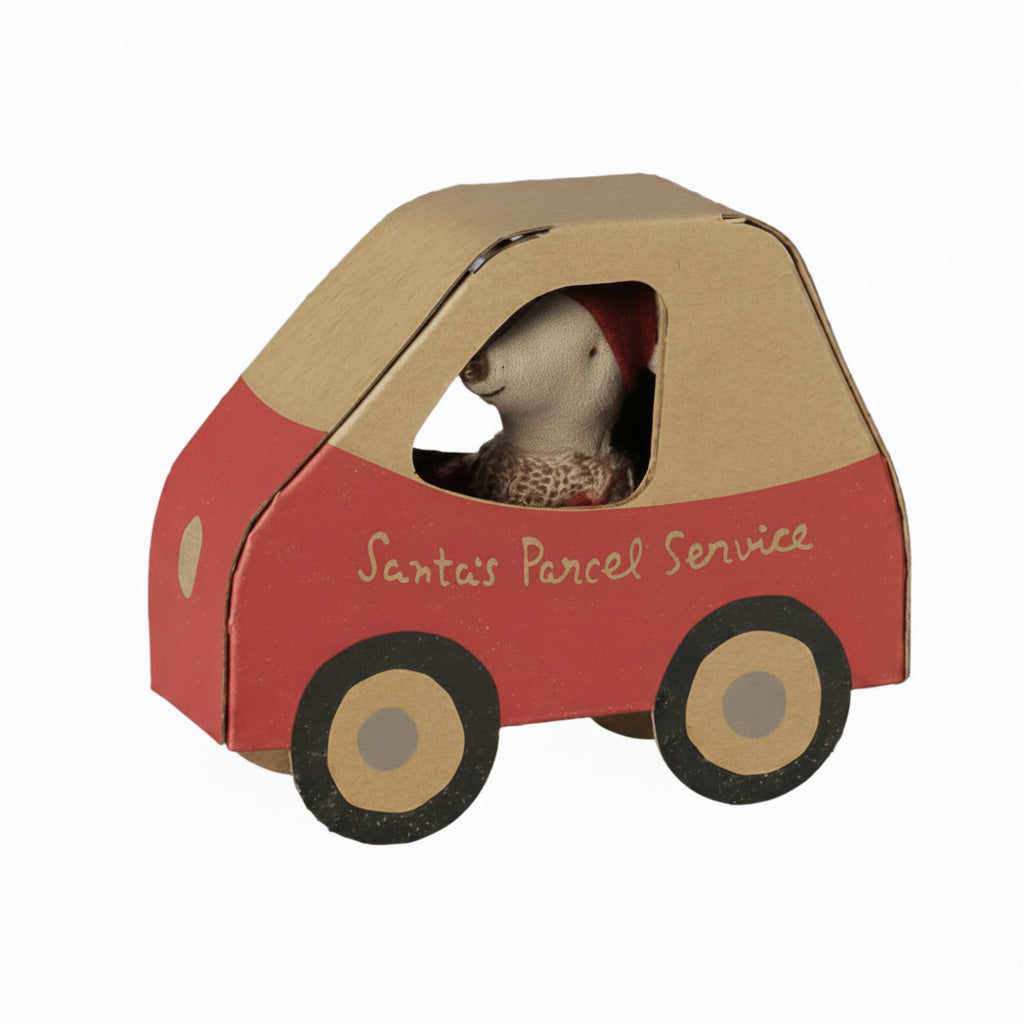 Maileg Kerst Muis - Kleine Zus in Auto 14-6702-00_1