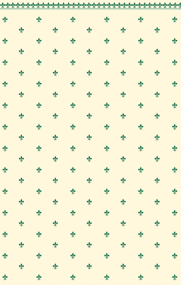 Behang Fleurdelys Green