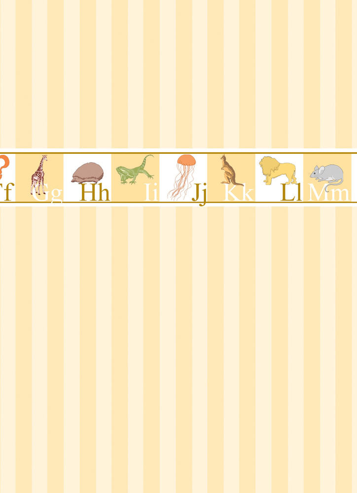 Behang Yellow Stripe