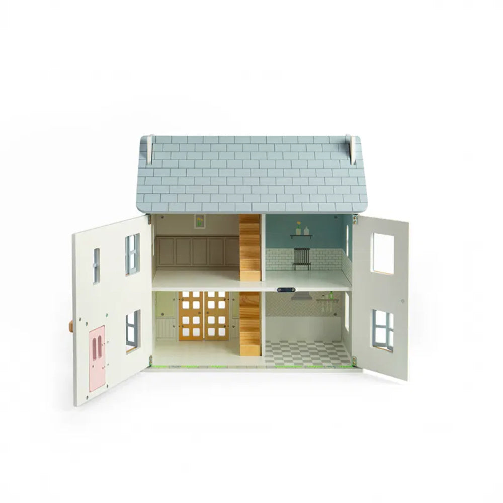 Bigjigs Poppenhuis Houten Zomerhuis 8