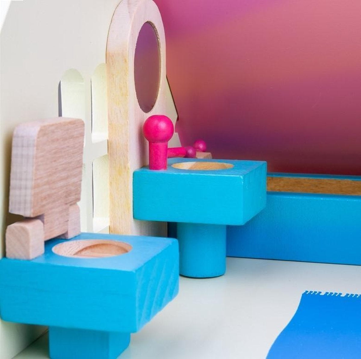 Bigjigs Poppenhuis Meubels Compleet JT116 2