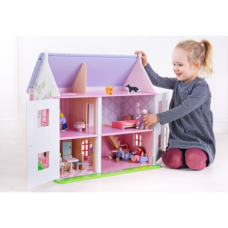 Bigjigs Poppenhuis Rose Cottage JT101_2