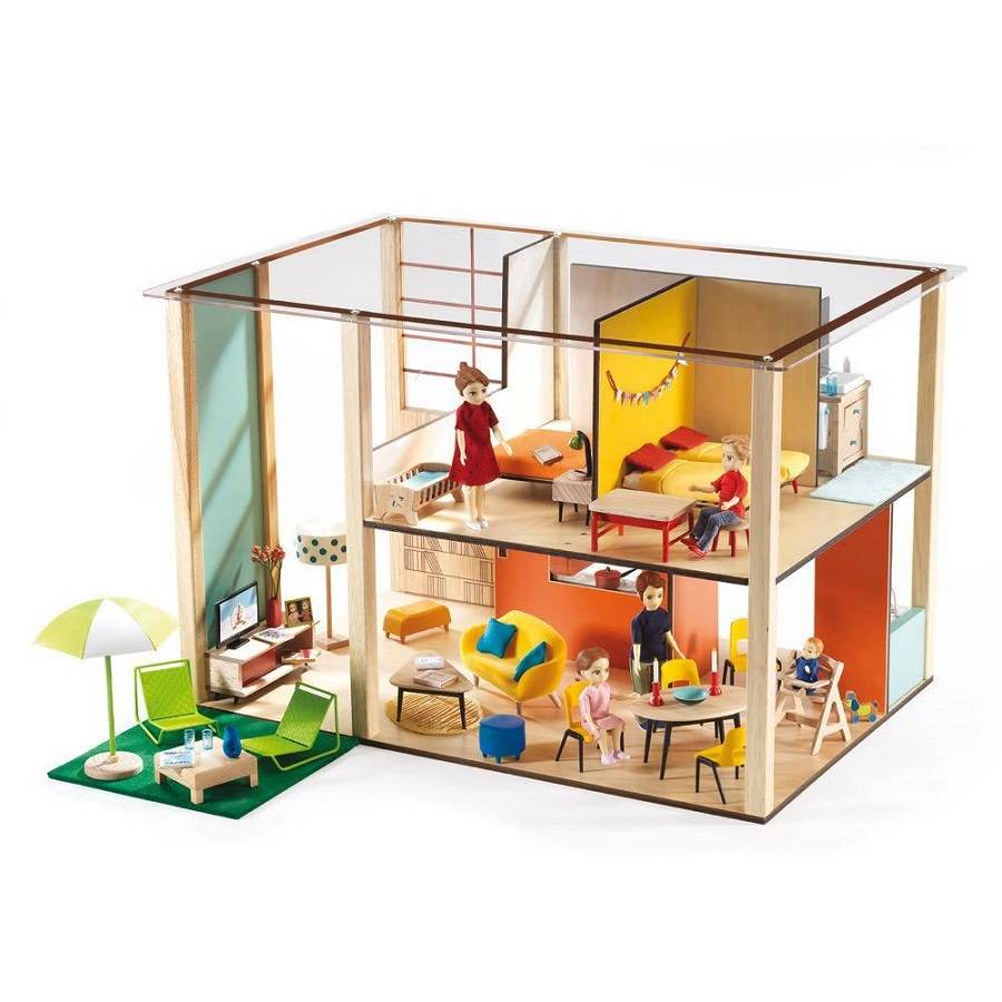 Djeco Cubic Poppenhuis DJ07801 1