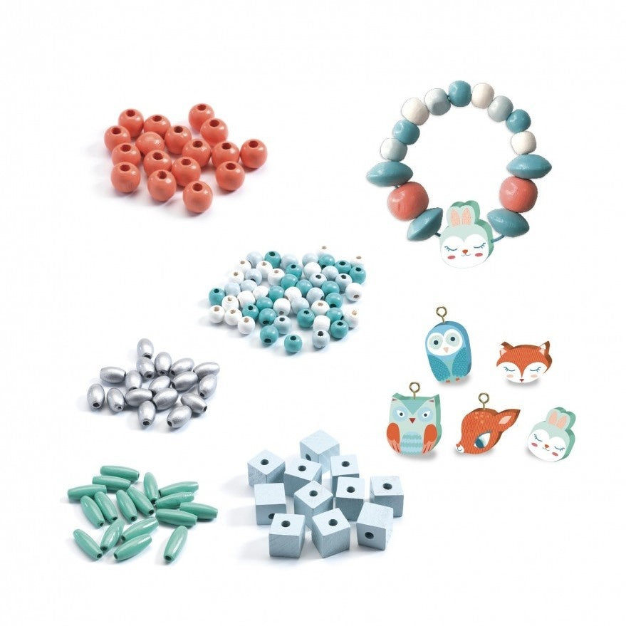 Djeco Houten kralen - Kleine Dieren 1
