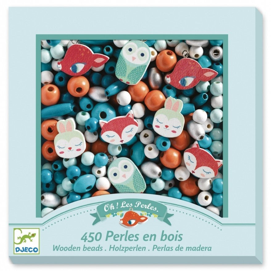 Djeco Houten kralen - Kleine Dieren