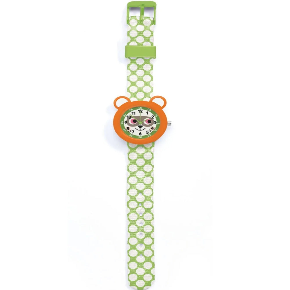 Djeco Kinderhorloge Wasbeer 1