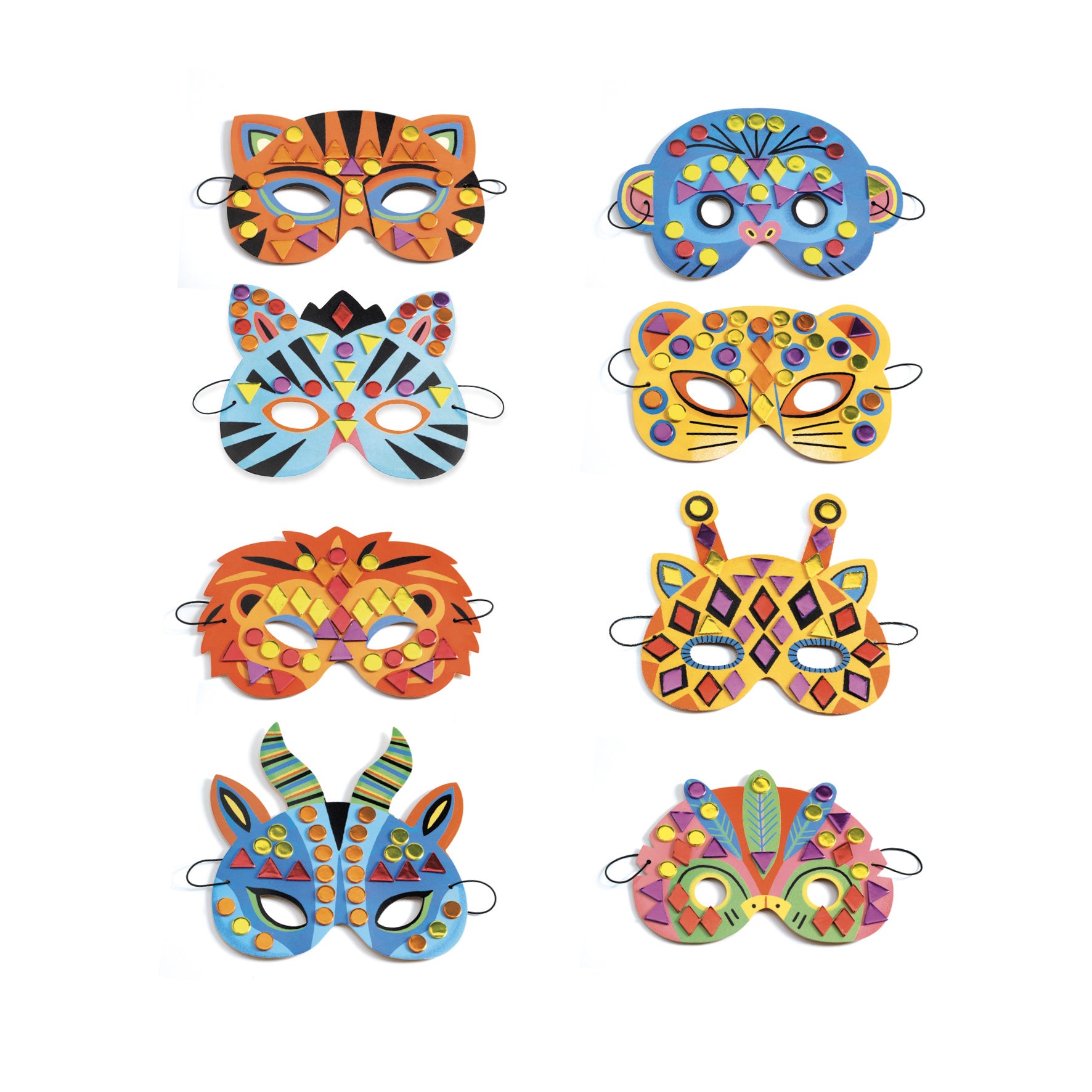 Djeco Knutsel Set Masker Jungle DJ07900_2