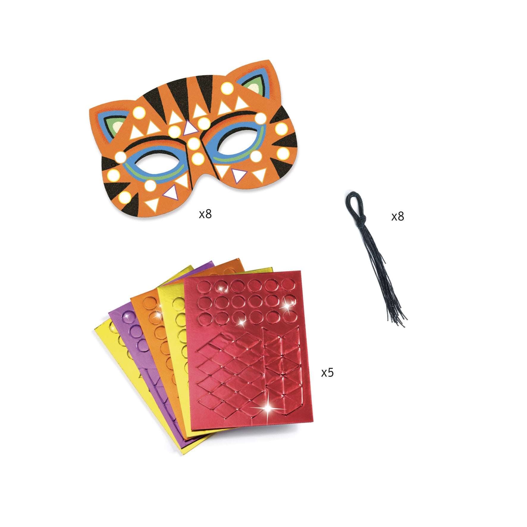 Djeco Knutsel Set Masker Jungle DJ07900_4