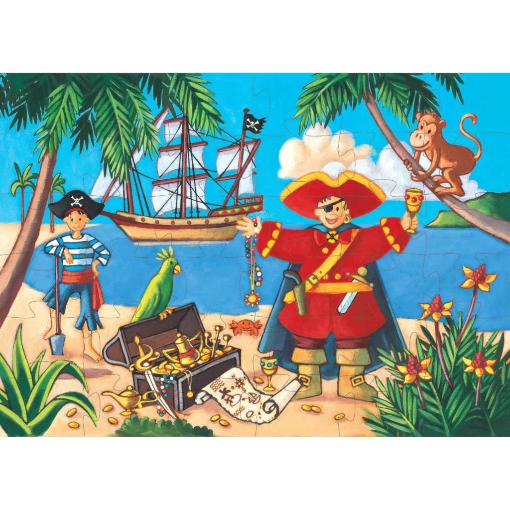 djeco puzzel piraat
