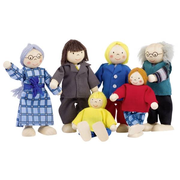 Goki poppenhuis City Familie
