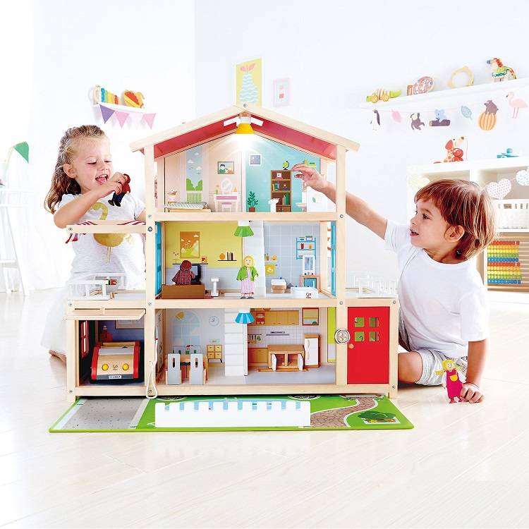 Hape Family Mansion Poppenhuis E3405_2