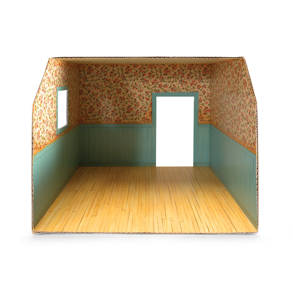 Het Muizenhuis Kartonnen Poppenhuis Slaapkamer 1