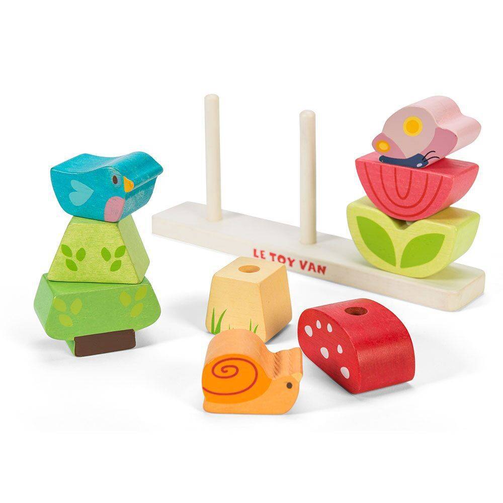 Le Toy Van Petilou Stapeltoren Tuin PL009 1