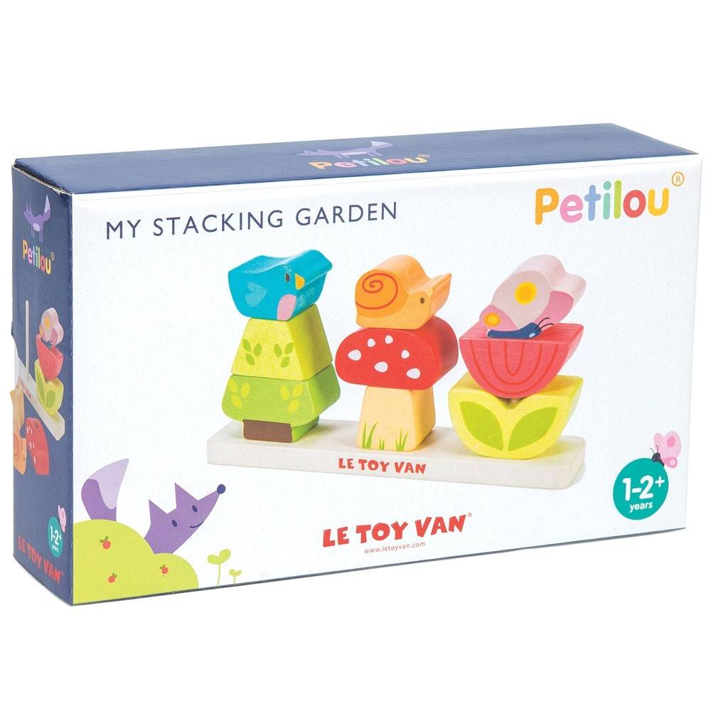 Le Toy Van Petilou Stapeltoren Tuin PL009 4