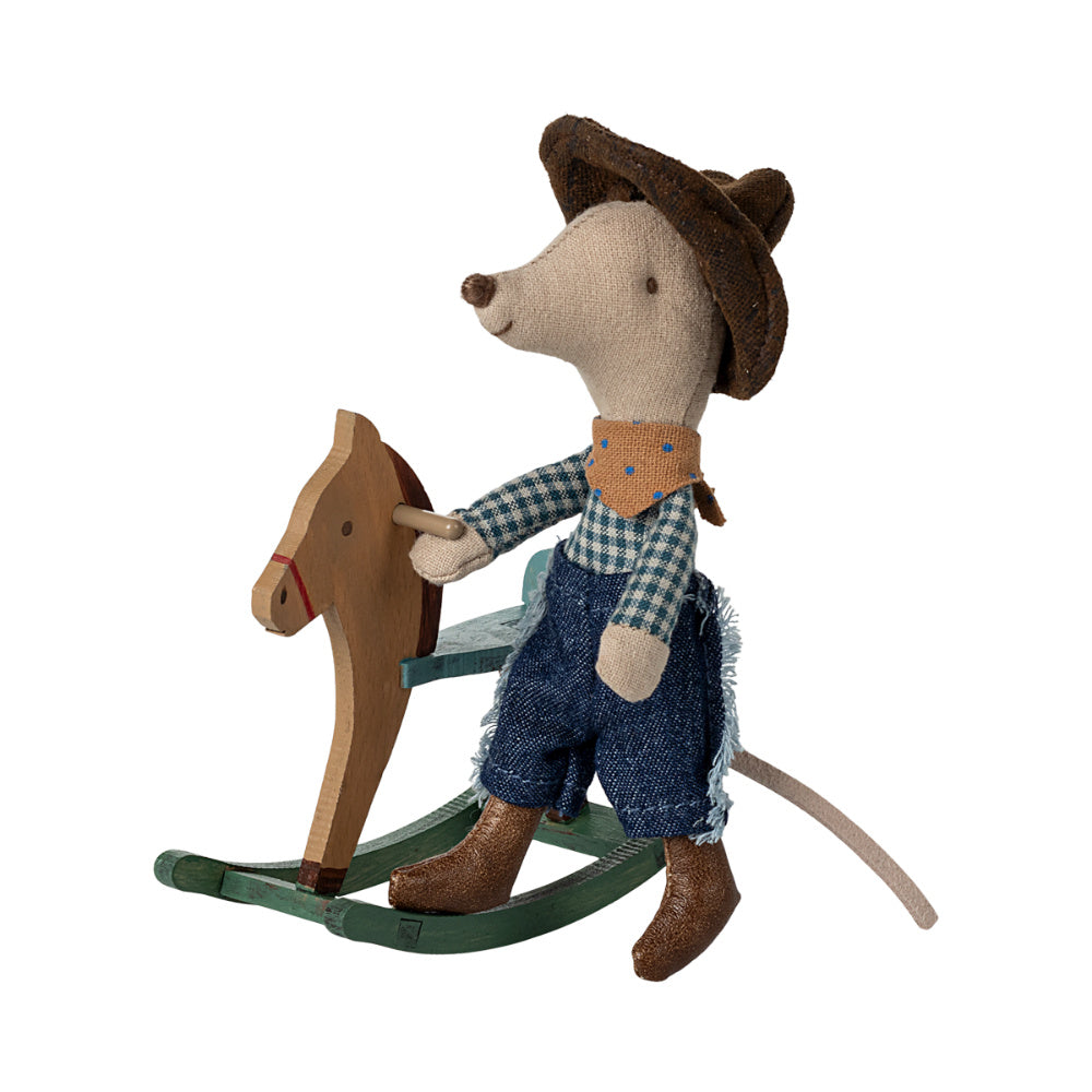 Maileg Cowboy Muis op Hobbelpaard 17-5103-00_2