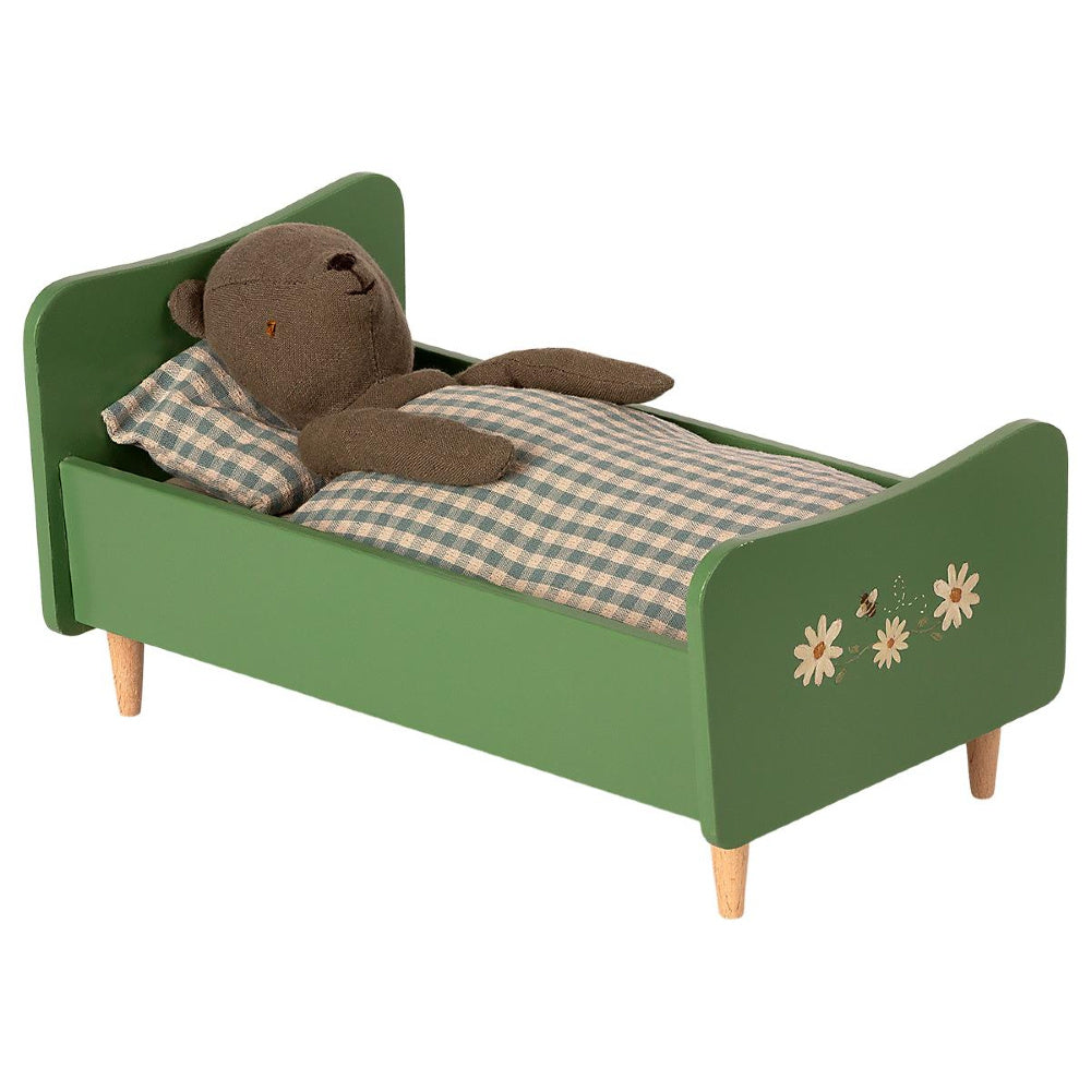 Maileg Houten Bed Teddy Beer Vader Groen 11-1001-00_2