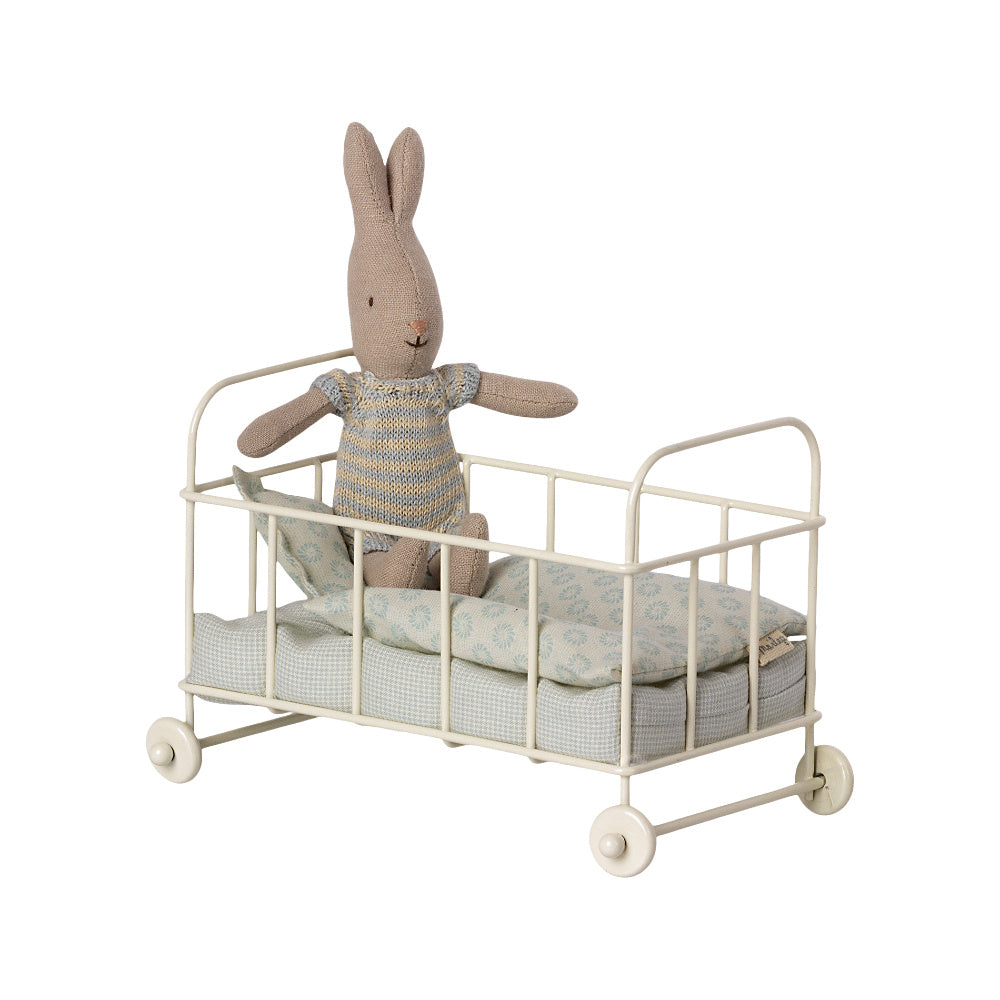 Maileg Kinderbed Micro Blauw 11-1118-01 3