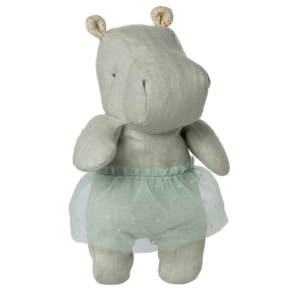 Maileg Nijlpaard met Jurk Mint 1